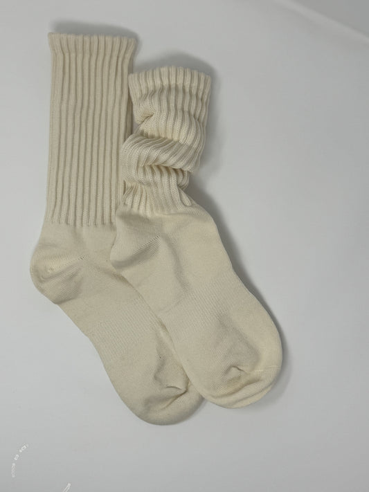 Chaussettes de style ''Vintage'' côtelée