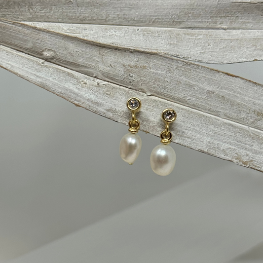 Boucles d'oreilles Pearl charm